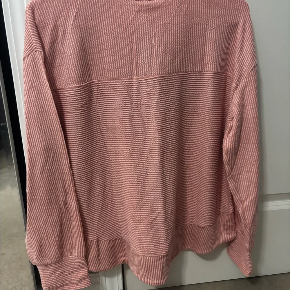 Pink Ribbed Sweater - Picture 2 of 5